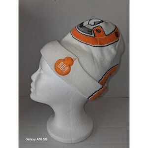 Kids Star Wars BB8‎ Beanie Hat Orange White Gray Winter Warm Knit Cap